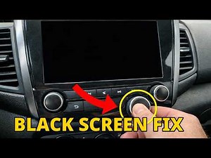 Infotainment Screen Black on Startup – Reset Fix for Software Glitch