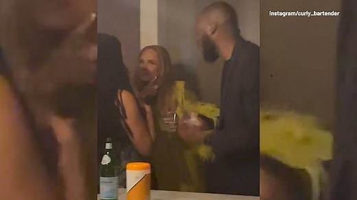Adele attends an Oscars after party
