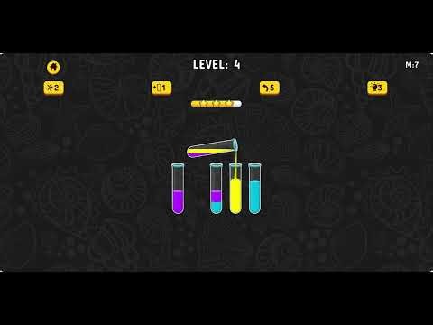 Color Water Sort 3D Tutorial + Level 1-5 Gameplay