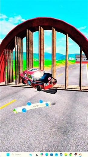 Masive Mixer & Huge Cement truk vs Speedbump #mod #gta5 #viralvideo #tranding #beamng #shorts #usa