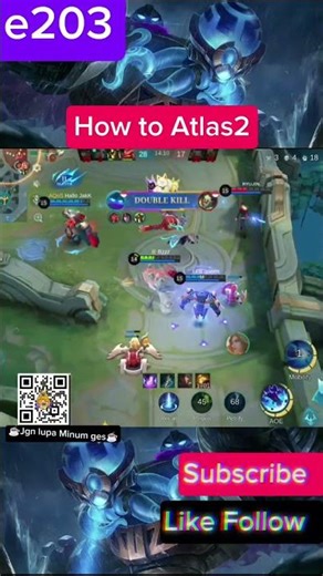E203 How to Atlas 2 #shorts #mobilelegends #atlas #atlasmlbb #atlasmobilelegends