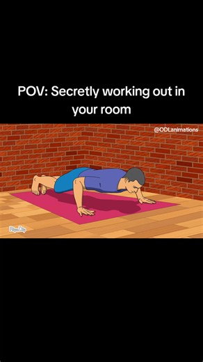 Push-Ups in Your Room: A Fun Animated Workout