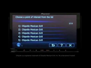 Demo: NEW Pioneer AVIC-U, X, Z GPS Navigation Features