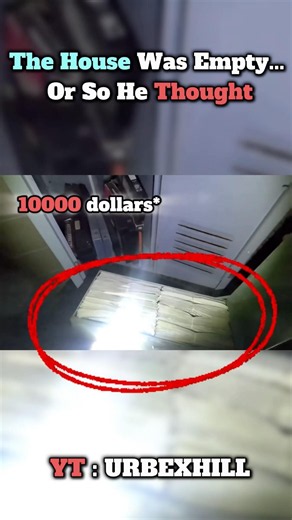 This guy found 10,000$ stashed in a house 😱