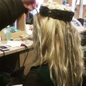 Behind the Scenes of @historyvikings #WarriorHair #MessyMondays | Katheryn Winnick