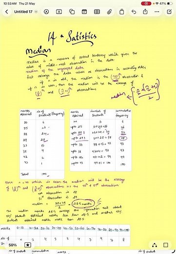 Find Median in Seconds! 🔥 | Statistics Chapter#statistics #class10maths #tsssc #cbse