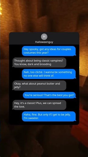 Tasty Couples Costume: Peanut Butter & Jelly!