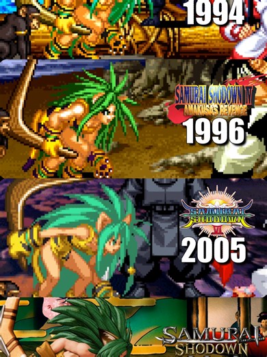 Evolution of Cham Cham #samuraishodown #snk | snk