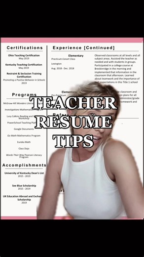 Effective Teacher Resume Tips for Landing Your Dream Job