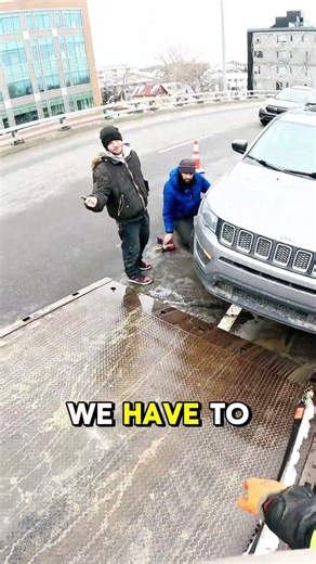 "I can't drive this away?" 🤦‍♂️ + FLYING CAR! #towing #mechanic #recovery #roadsafety #bptowing