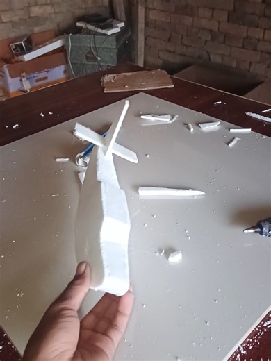 Make a simple rc tranir plane mini#homemade #minircplane #foryoupage #viralvideo #fypシ゚viral