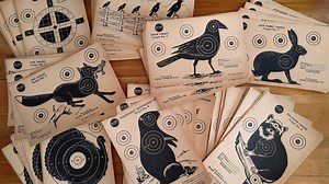 Vintage Sears Roebuck & Co. Paper Animal Targets / Shooting Range, Man Cave Decor, Gift for Hunter / Fox Crow Turkey Woodchuck *READ Desc* - Etsy