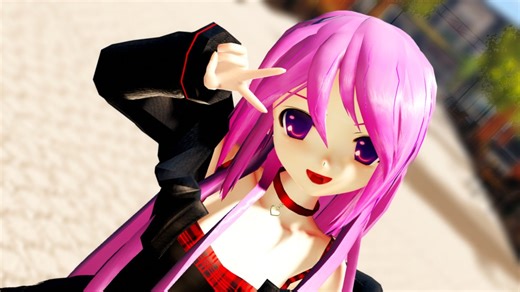 【MMD】新しいお洋服のyukarikoちゃんに「ハッピートラップ」を踊ってもらいました【らぶ式】