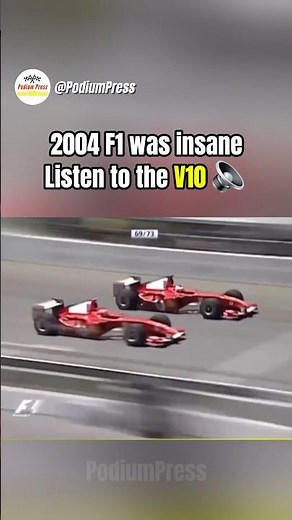 2004 F1 Cars sounded Insane