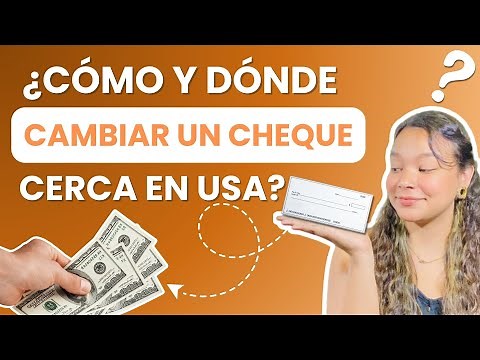 Cómo cambiar cheques en USA