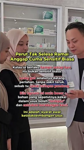 Perut Tak Selesa — Ramai Anggap Cuma Sensitif Biasa 🤍 Kalau rasa tak selesa, kembung atau pencer...