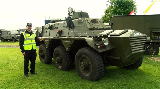 Ep. 3. Military Vehicles Through the Ages with IMVG- Alvis FV603 Saracen In this episode Alan Curran introduces the FV603 Saracen. A six-wheeled armoured personnel carrier designed and produced by Alvis from 1952 to 1976. In Ireland the Saracen became a synonymous as a result of its part in the Troubles' Operation Banner in Northern Ireland, while in service with British forces. A standard configuration included the driver and commander, a squad of eight soldiers plus a troop commander. Most mod