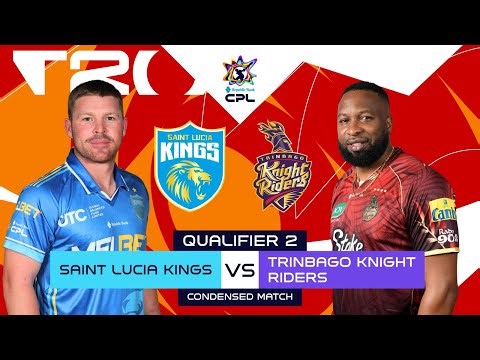 Condensed Match | Trinbago Knight Riders vs Saint Lucia Kings | CPL 2025