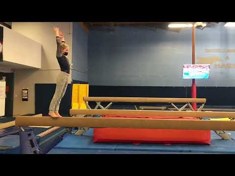 Xcel Gold Beam Routine 2021