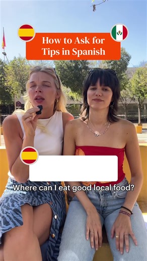 Learn how to ask for tips in Spanish for your next travel adventure 🗺️ #LearnSpanish #SpanishforTravel #SpeakSpanish #SpanishExpressions #SpanishTips