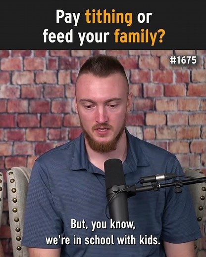 Pay tithing to the Mormon Church or feed my family #mormon #ldschurch #tithing