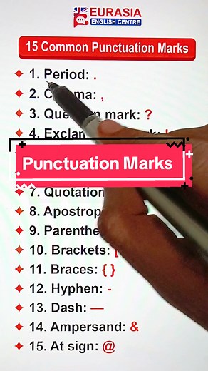Master Punctuation Marks for English Fluency