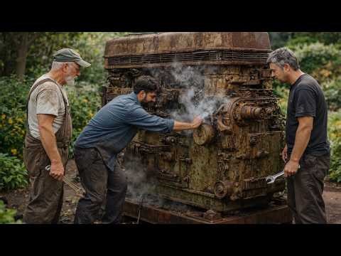 Historic Vintage Engines Compilation | 100-Year-Old Mechanical Power Running