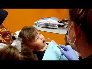 Little Girls Get Teeth Cleaned at the Dentist!!!