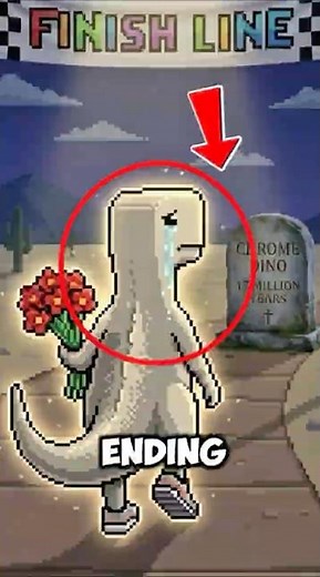The Chrome Dino Has a SAD Ending… 💔🦖 | Google Dino Game Theory