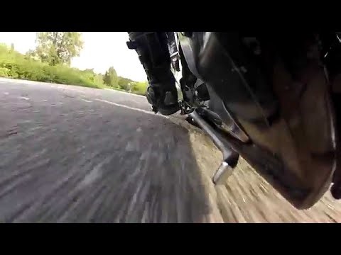 Test Ride. Honda VTX 1800 bike step scratching GoPro camera || Denys Davydov