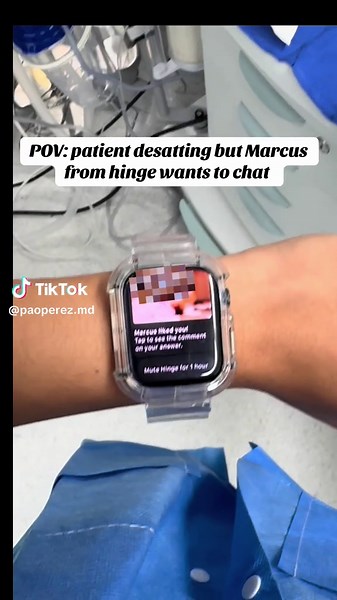 NGL there’s nothing more awk than my attending @Steph Romero MD hovering while I’m trying to intubate and my @apple watch decides to notify us that Mark and Daniel from @Hinge 🖤 are trying to shoot their shot. Anyone else get embarrassing dating apps/ Apple Watch jump scared at work? #doctorlife #residency #medtok #anesthesia #healthcarehumor #datingapps #applewatch #hinge #pov #foryou #FYP