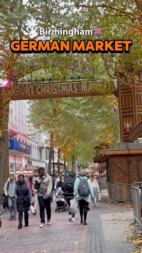 Just over 1 week until the Christmas market is officially open🇬🇧🔜 #uk #birmingham #brum #germanmarket | Mr Explorer
