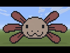 Minecraft Pixel Art - Axolotl Face