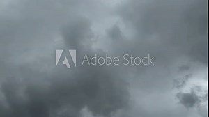 Dark clouds will rain, storm and wind, extreme weather, abstract background, 4K video
