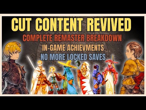 Final Fantasy Tactics The Ivalice Chronicles | NEW Gameplay Updates & Full Remaster Enhancements