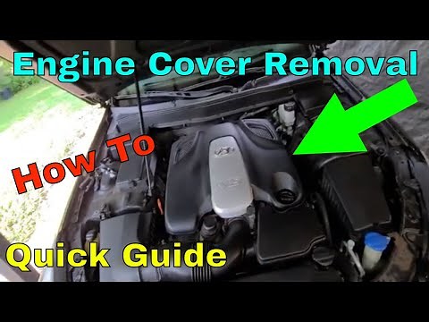 Genesis Sedan Engine Cover Removal (Quick Guide)