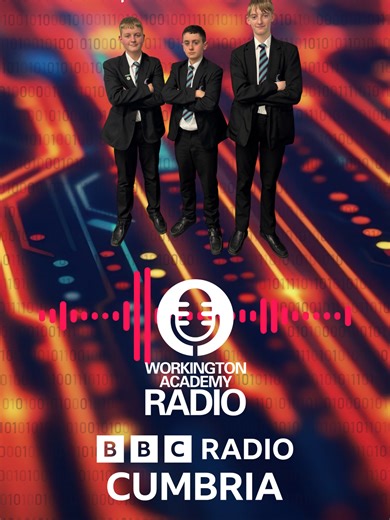 Olly, Charlie and Noah from Workington Academy Radio were featured on BBC Radio Cumbria this week discussing the UK Government’s decision not to ban social media for under-16s. Our students shared their views as part of their Behind the Algorithm investigation into social media and young people. Great to see student voices being heard on local radio 🎙️ #WorkingtonAcademy #WARadio #BBCradioCumbria #BehindTheAlgorithm