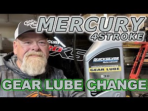 Mercury Pro XS Gear Lube Change Tutorial