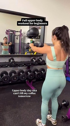 56 reactions | Tag your friend who always skip Upper body to do a full day with you with you  Here’s what we hit (in order): 1️⃣ Front shoulder raises 2️⃣ Lat pulldown 3️⃣ Seated rows 4️⃣ Lateral shoulder raises 5️⃣ Chest press on bench (with dumbbells) 6️⃣ Tricep extensions on bench (with dumbbells) 7️⃣ Pec fly machine (chest finisher  @planetfitness #UpperBodyDay #GymGirls #WorkoutMotivation #FitFriends #ShoulderPump | Giovannaf.m | Facebook