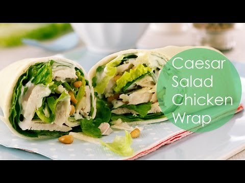 CHICKEN CAESAR SALAD WRAPS