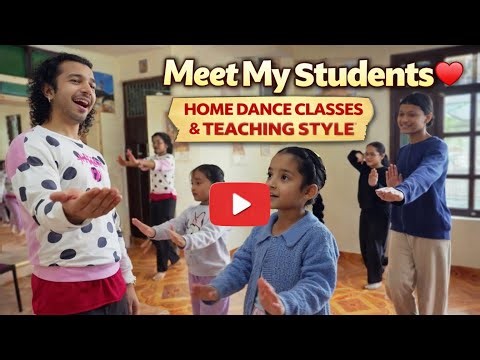 Meet My Students ❤️ | My Home Dance Classes & Teaching Style | Dance Vlog | Aditya Vardhan