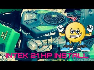 Briggs Intek 21 HP Engine/ Belt Pulley Install