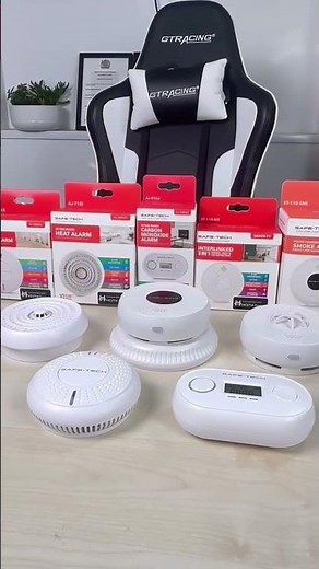 5 Fire Alarms Sounding Together: Real-Time Smoke Test in Action 🔥