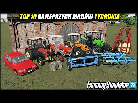 10 NAJLEPSZYCH POLSKICH MODÓW ⭐ FS 22 #68 *Wielka Paczka Zetorów, Cudowny Ursus C-360 3P, Maszyny*