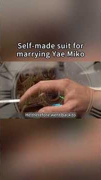 self made suit for marring yae miko#genshinimpact #genshin #genshinplays #yaemiko