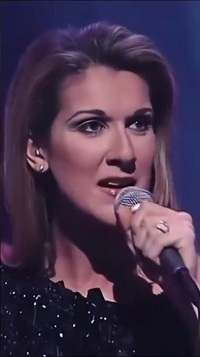 Celine Dion's live performance of BECAUSE YOU LOVED ME in 1997