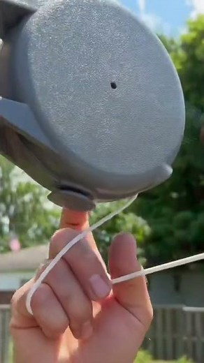 How To Install A Riveda Retractable Clothes Line / Washing Line #shorts