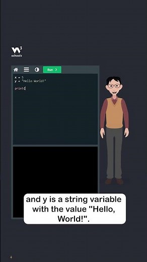 Python Syntax - Part 3 - Variables and Comments - #w3schools #python #programming
