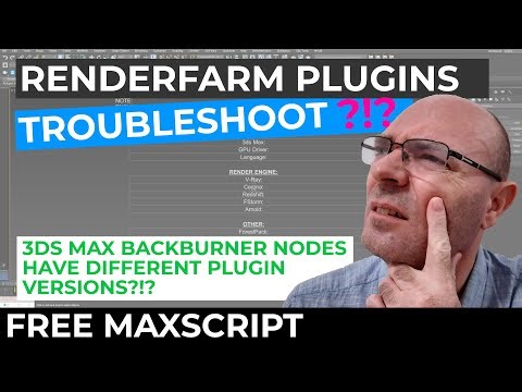 3ds Max Backburner Network Rendering - Troubleshoot Node Software and Plugin version frame mismatch