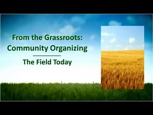 From the Grassroots - Community Organizing Today